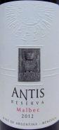 Antis - Reserve Malbec 0 (16.9oz bottle)